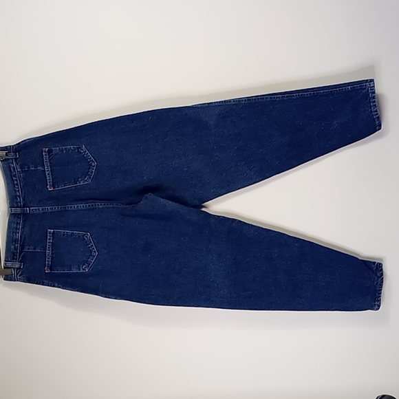 🇺🇲1980's Vintage Congo Trader Ultra High Rise Tapered Leg Mom Jeans Size 14 - Picture 6 of 16